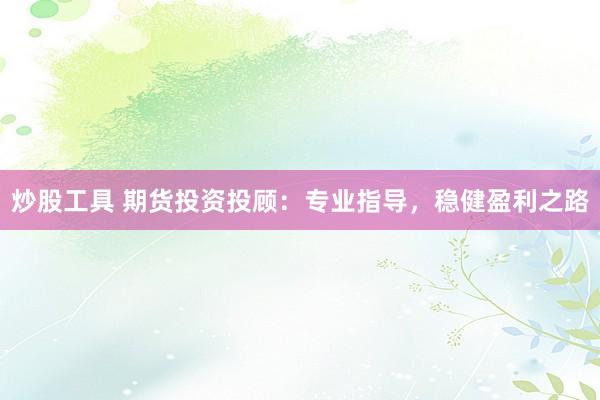 炒股工具 期货投资投顾：专业指导，稳健盈利之路