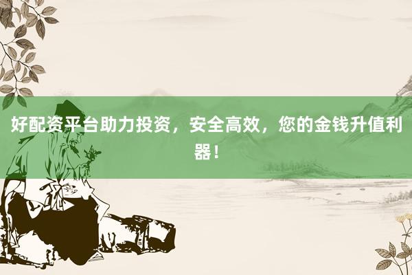 好配资平台助力投资，安全高效，您的金钱升值利器！