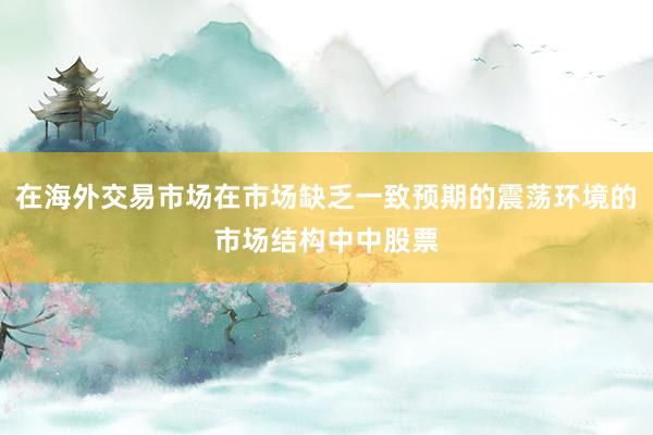 在海外交易市场在市场缺乏一致预期的震荡环境的市场结构中中股票
