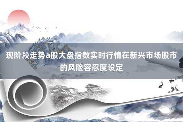 现阶段走势a股大盘指数实时行情在新兴市场股市的风险容忍度设定