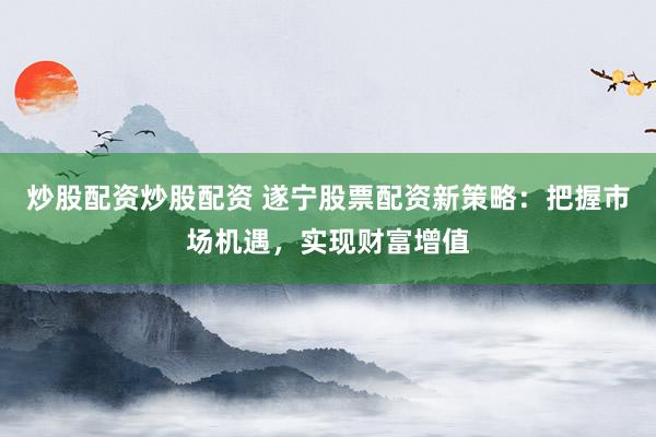炒股配资炒股配资 遂宁股票配资新策略：把握市场机遇，实现财富增值